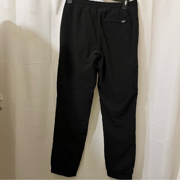 Eddie Bauer Fleece Lined Joggers Outdoor Winter Trail Drawstring Black Size 6 - Picture 9 of 14